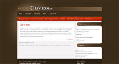 Desktop Screenshot of caponelawfirmllp.com