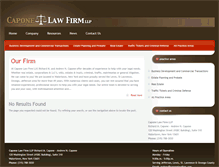 Tablet Screenshot of caponelawfirmllp.com